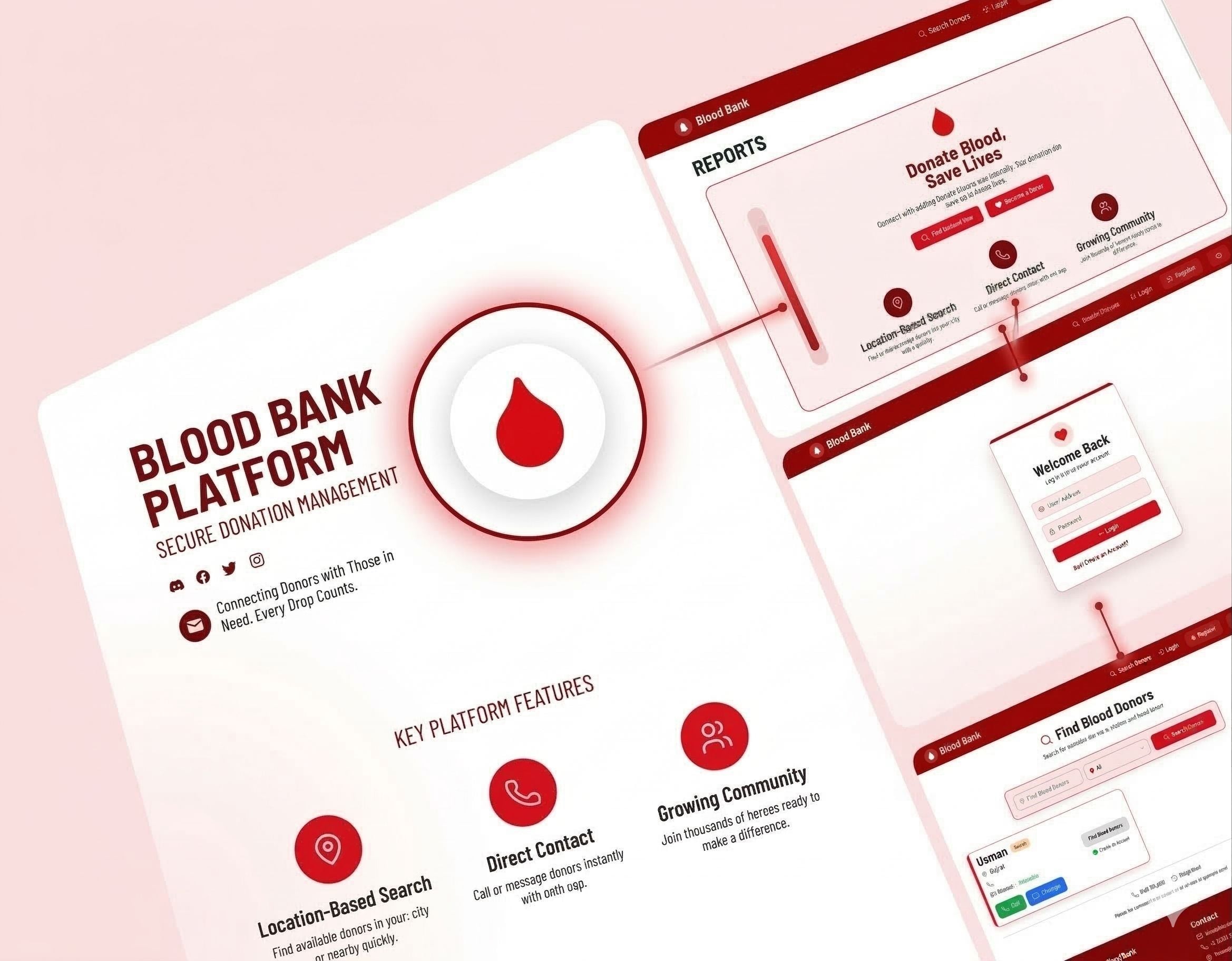 Blood Bank Donation Portal